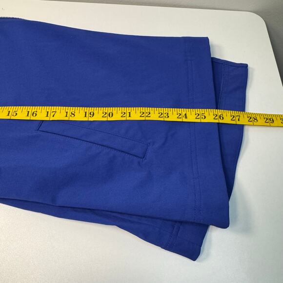 Chico's Weekends Perfect Stretch Large Jacket Zip Up Lightweight Royal Blue - Picture 12 of 12